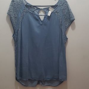Ava & Viv chambray top